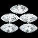 5 White Marquise Cut Faceted Cubic Zirconia CZ 2x4mm