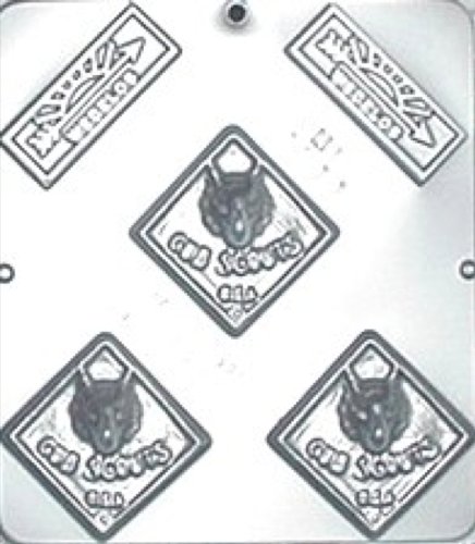 Cub Scouts Badge and Pieces Chocolate Candy Mold 1211