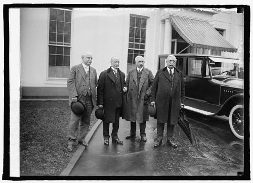 Photo M.A. Leese, Isaac Gans, J.T. Seymour, and James T. Lloyd at W.H. i.e., White House, Washington, D.C., 12/8/24