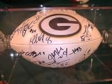 2011 GREEN BAY PACKERS Team Signed Autographed Football with Football Case Comes with Coa & Matching Holograms AARON RODGERS,GREG JENNINGS,JAMES JONES,AJ HAWK,CLAY MATTHEWS