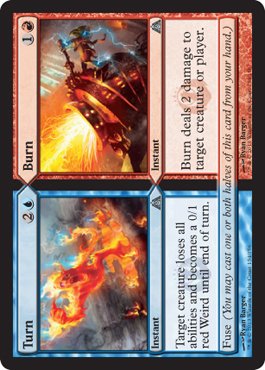 Magic: the Gathering - Turn // Burn - Dragon's Maze On Sale