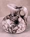 Navajo Horsehair Fired Ceramic Pitcher