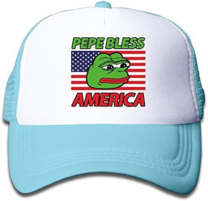 PEPE BLESS AMERICA 2016 One Size Adjustable Baseball Snapbacks Kid's Hat