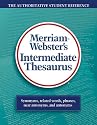 Merriam-Webster's Intermediate Thesaurus