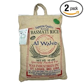 Al Wahid Pakistan Basmati Rice-20lbs (Free U.S. Shipping)