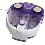 Conair FB51 Cord Reel Massaging Jet Footbath, Purple and White
