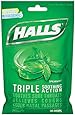 Halls Drops, Spearmint, 30-Count Drops (Pack of 12)
