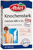 Abtei 4262369 Knochenstark Calcium 600 + D3