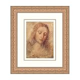 Christ's Head Framed Lithograph - 24x20.5