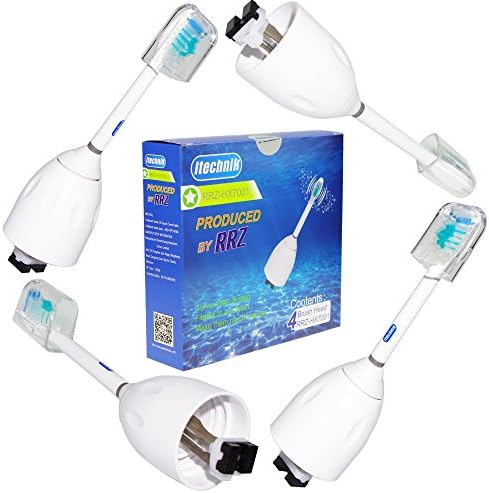 RRZ Generic Philips Sonicare E-Series HX7002/62 Replacement Brush Heads Fits: Essence, Xtreme, Elite and Advance. (4 pack)