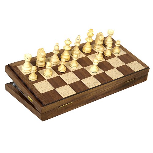 Magnetic Walnut Wood Chess Set