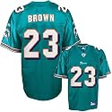 Ronnie Brown Jersey: Reebok Aqua Replica #23 Miami Dolphins Jersey