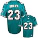 Ronnie Brown Miami Dolphins Aqua NFL Replica Jersey