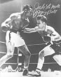 Jake Lamotta Signed 8X10 Photo - (Punching Sugar Ray Robinson) - Boxing - Authentic Autographed