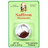 Dal Raccolto Saffron Threads, 0.25 Grams (Pack of 6)