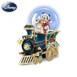 Disney Mickey Mouse Miniature Snowglobe: Santa Mouse Is Comin' To Town by The Bradford Exchange