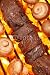 Wallmonkeys Peel and Stick Wall Decals - Beef Shish Kebabs and Grilled Mushrooms - Removable Graphic