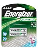 Energizer Rechargeable Batteries, AAA Size, 2-Count