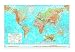 World Advanced Physical Map - Laminated