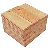 【ノーブランド品】節穴あり　ひのき板 24cm 50枚セット