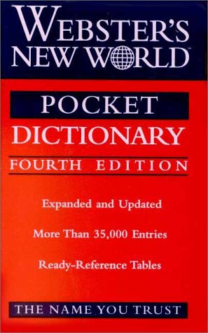 Webster's New World Pocket Dictionary