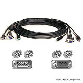 Belkin Omniview Pro2 Series KVM Cable, PS/2 3m