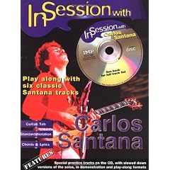 In Session with Carlos Santana: Guitar TAB (Book & CD)