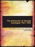 The University of Nevada Catalogue 1921-1922