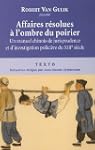 Affaires r�solues � l'ombre du poirier