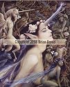 Unicorn Woman Brian Froud Ceramic Sensations Tile