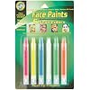 Face Paint Push Up Crayon Stick 6/Pkg-Neon Color