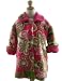 Corky And Company Girls Winter Coat Pink Flower Swirl Sweet Pea