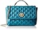Anne Klein Dressed to Quilt Medium Shoulder Bag, Lagoon/Lagoon