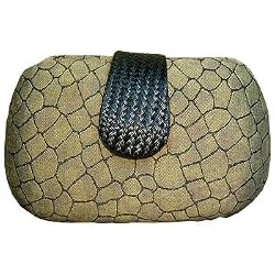 AKT Vianca Minaudiere Vegetarian Fabric - Crocodile Skin (ASEAN Agenda)