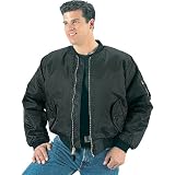 Black MA-1 Flight Jacket (Medium)