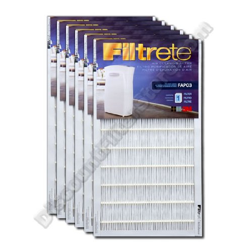 Filtrete FAPF03-6 Ultra Clean Air Purifier Replacement Filter (6-Pack)