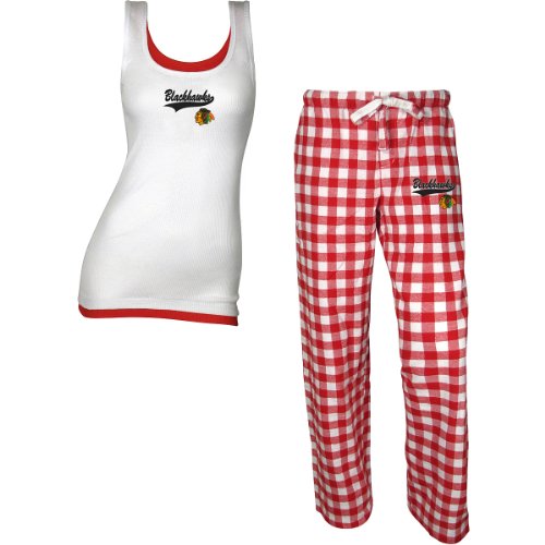College Concepts Chicago Blackhawks Women's Paramount Pajama Set Large