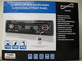 Supersonic SC-7474 CD Receiver with AM/FM Radio and Detachable Front Panel
