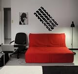Tire Track Design Stylish Decoration Wall Vinyl Sticker Decals Art Mural D2343