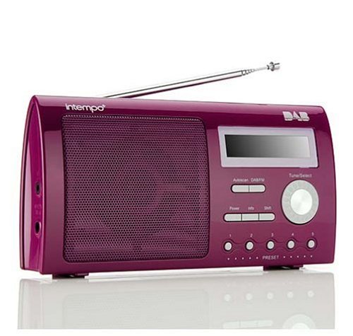 Childrens Toyshop  Electronics : Intempo Digital TRS-01C Glossy Claret DAB Transistor Radio