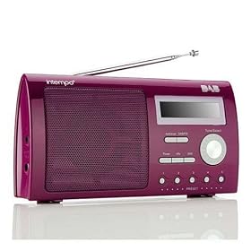 Intempo Digital TRS-01C Glossy Claret DAB Transistor Radio