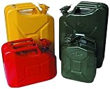 Dönges Bidon pour essence en tôle d'acier 20l, rouge, testé par