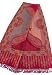JAMAWAR SHAWL IN RED WITH GOLDEN HARVEST