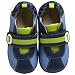 Robeez Tredz Toddler Racer Slip-On,Ocean Blue,16-20 Months (US Toddler 5.5-6.5 M)