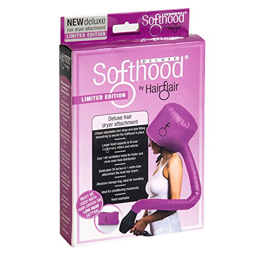 Deluxe Limited Edition Pink Softhood Bonnet Hair Dryer Attachment