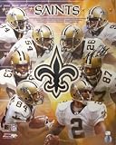 Deuce McAllister signed New Orleans Saints Team Collage 16x20 Photo