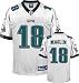 Jeremy Maclin Jersey: Reebok White Replica #18 Philadelphia Eagles Jersey - X-Large