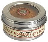 Aromatica Organics Sweet Kansas City Bbq Seasoning, 4.0-Ounce Tins (Pack of 4)