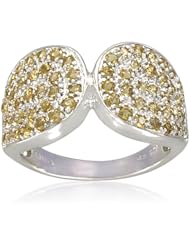 Sterling Silver Round Shape Gemstone Ring