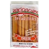 Angonoa's Breadsticks, Cheese, 3.25-Ounce Bags (Pack of 12)